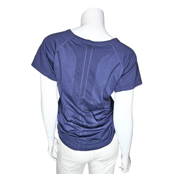 LUYAA Red & Purple Gray Short Sleeve Slim Fit Athletic Top | Size L | Set of 2 - Picture 9 of 10